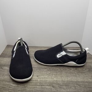 Xero Shoes Aptos Hemp Canvas Sneakers Men's Size 8.5 Black Slip-on Shoes
